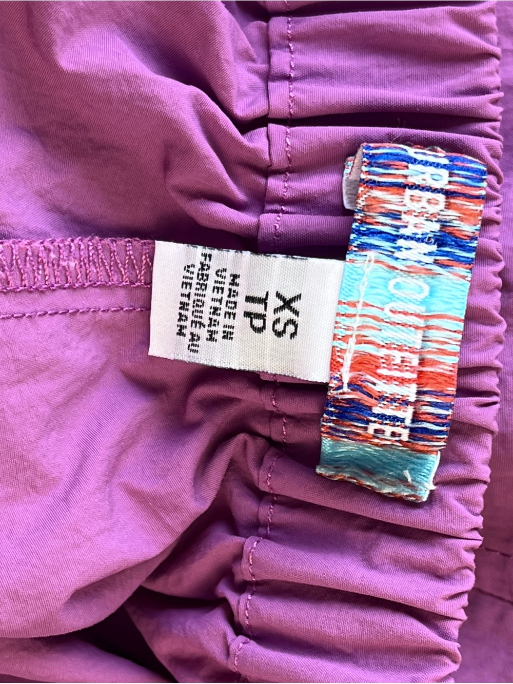 Urban Outfitters Parachute Pants Women X-Small Fuchsia EUC Baggy Cargo Y2K - Picture 11 of 12